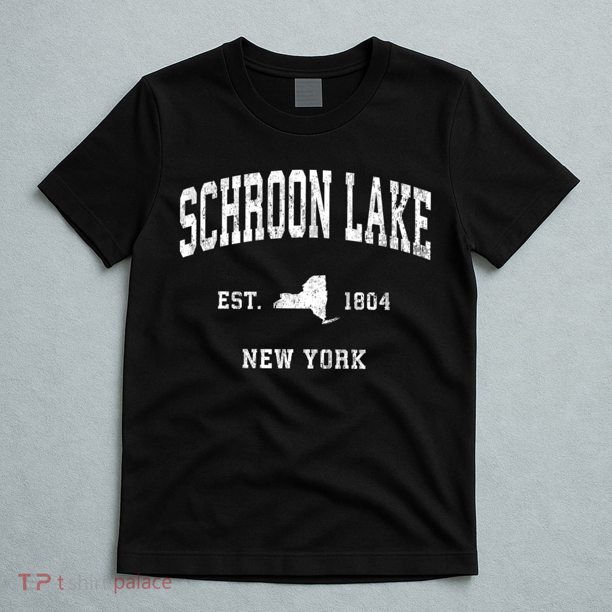 Schroon Lake New York Ny Vintage Athletic T-Shirt