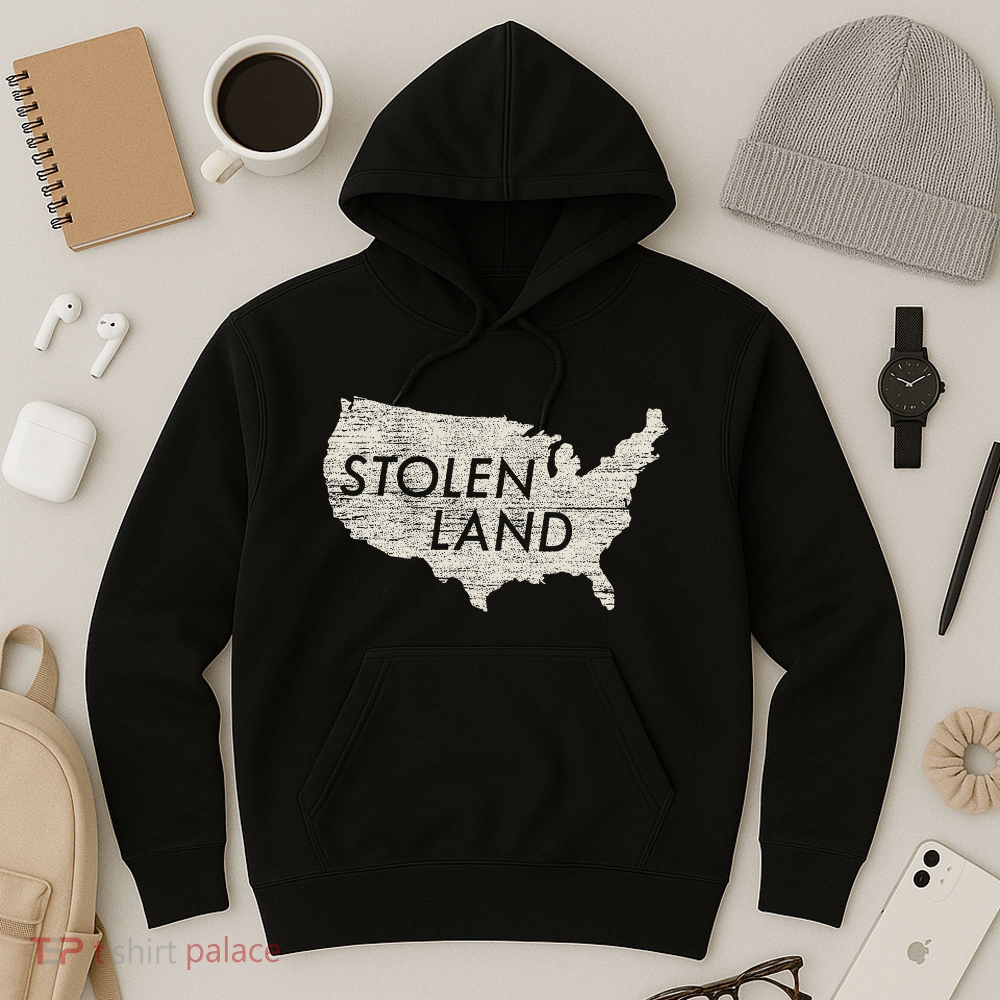 Stolen Land Native American Indigenous Hoodie