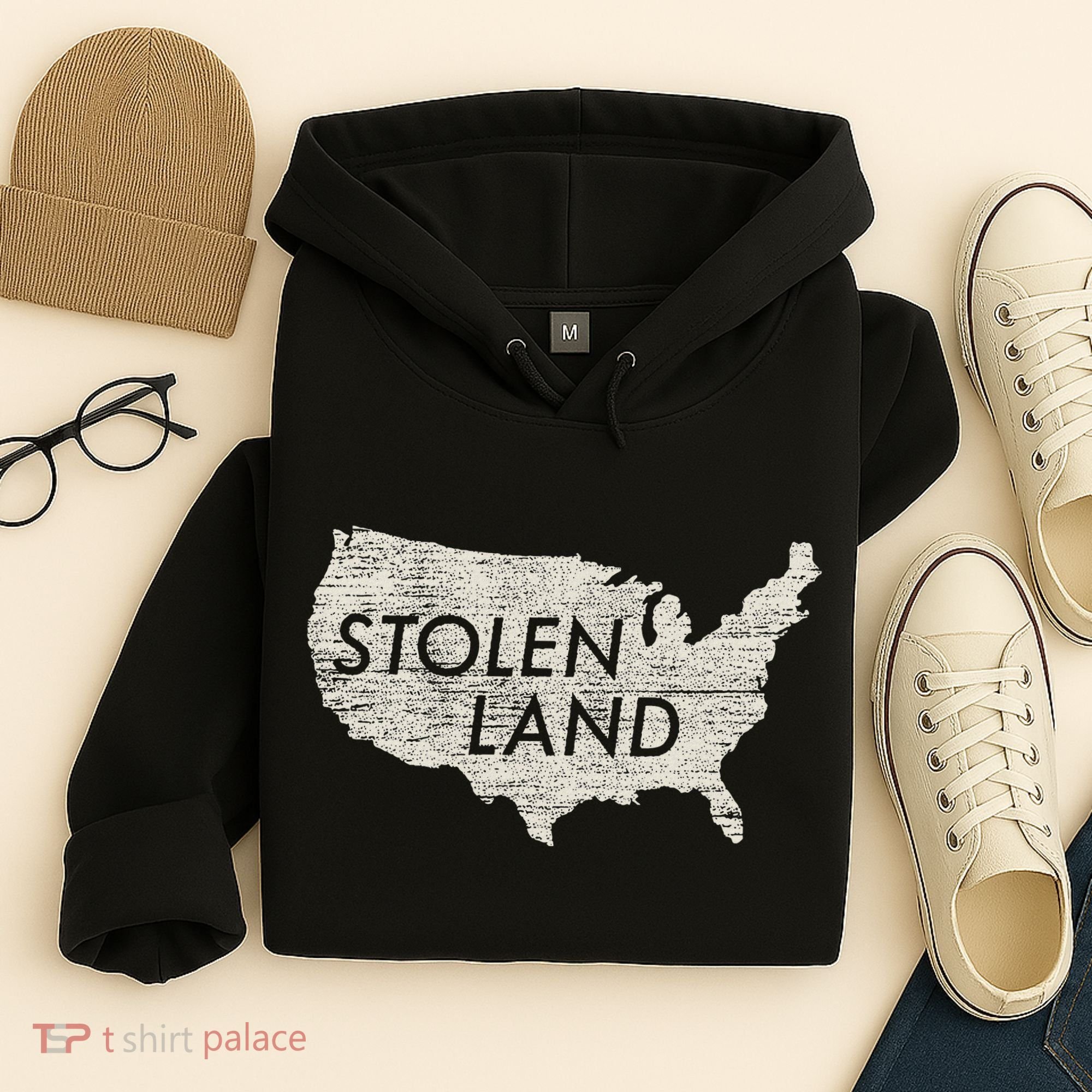 Stolen Land Native American Indigenous Hoodie