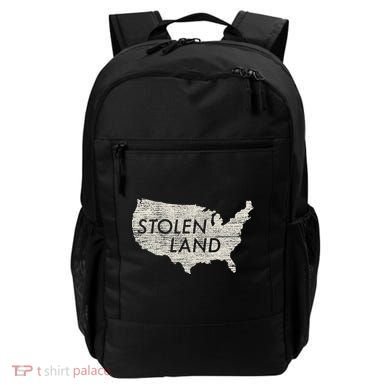 Stolen Land Native American Indigenous Backpack