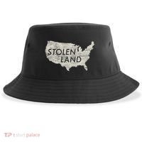 Stolen Land Native American Indigenous Sustainable Bucket Hat thumb 0