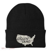 Stolen Land Native American Indigenous Beanie thumb 0