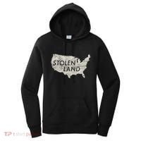 Stolen Land Native American Indigenous Women's Hoodie thumb 0