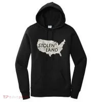 Stolen Land Native American Indigenous Women's Hoodie thumb 0