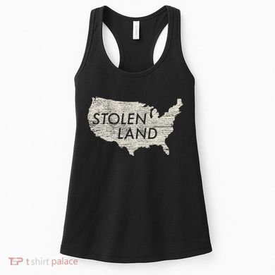 Stolen Land Native American Indigenous Women's Tank Top