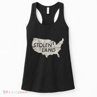 Stolen Land Native American Indigenous Women's Tank Top thumb 0