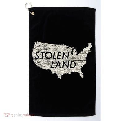 Stolen Land Native American Indigenous Golf Towel
