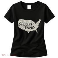 Stolen Land Native American Indigenous Women's T-Shirt thumb 0