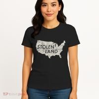 Stolen Land Native American Indigenous Women's T-Shirt thumb 4