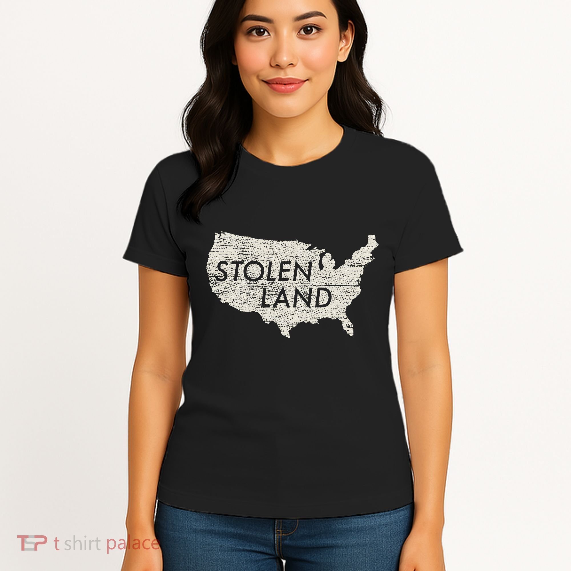Stolen Land Native American Indigenous Women's T-Shirt