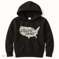 Stolen Land Native American Indigenous Kids Hoodie thumb 0