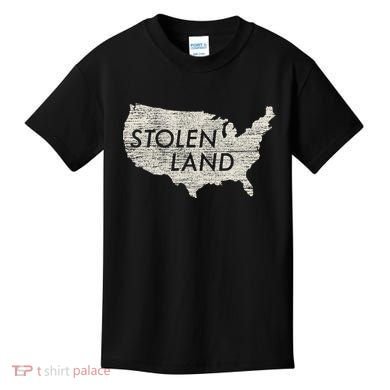 Stolen Land Native American Indigenous Kids T-Shirt