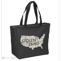 Stolen Land Native American Indigenous Tote Bag thumb 2
