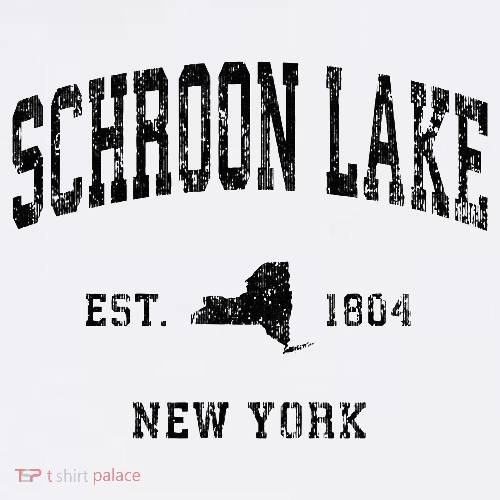 Schroon Lake New York Ny Athletic Black Sports Sweatshirt