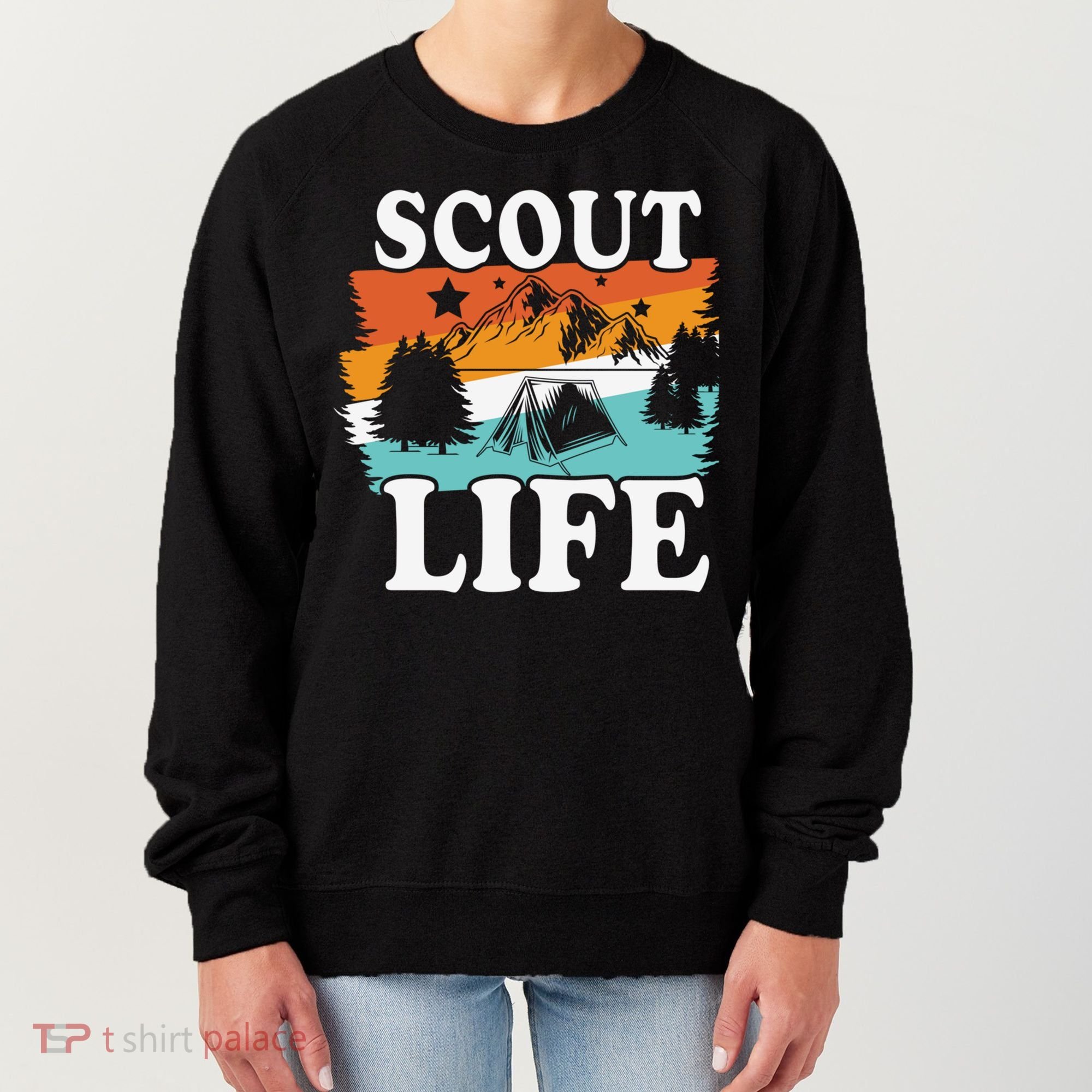 Scout Life Outdoor Adventure Gift Scouts Gift Women's Sweatshirt