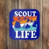 Scout Life Outdoor Adventure Gift Scouts Gift Coaster thumb 0