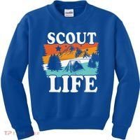 Scout Life Outdoor Adventure Gift Scouts Gift Kids Sweatshirt thumb 0