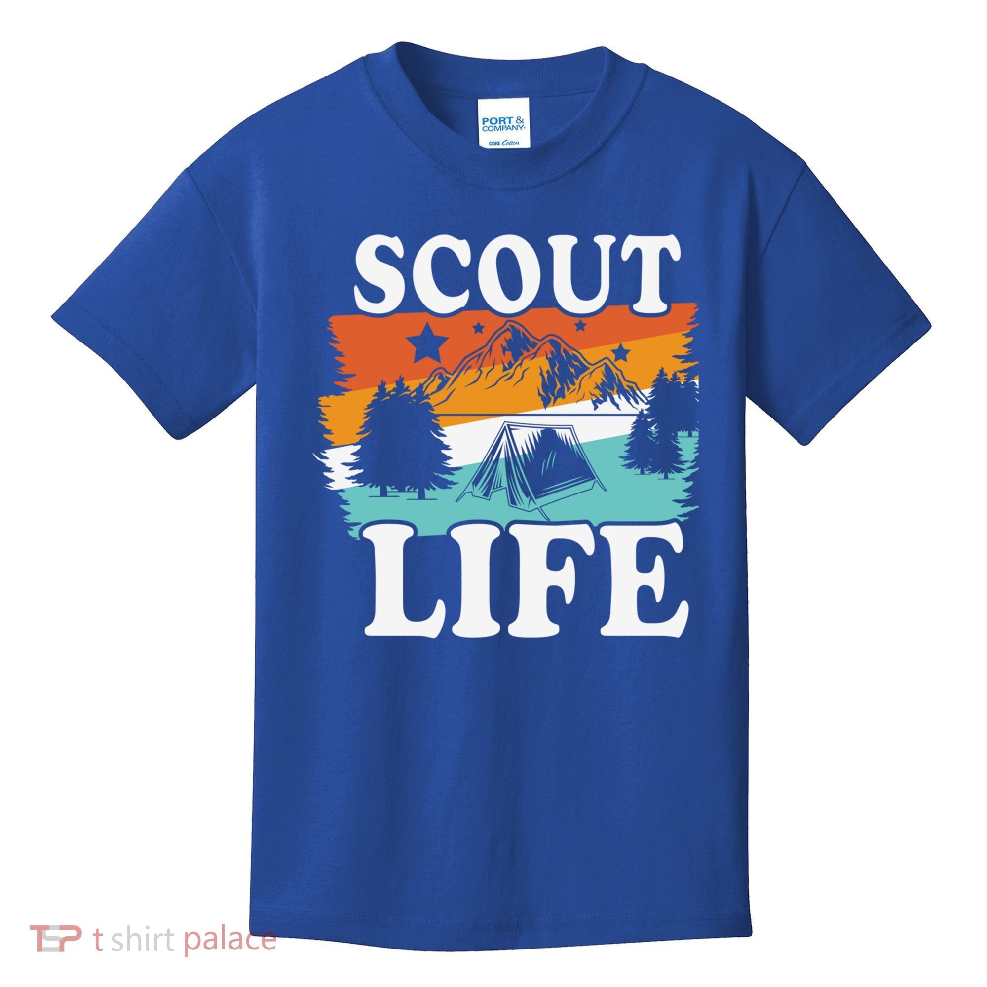 Scout Life Outdoor Adventure Gift Scouts Gift Kids T-Shirt