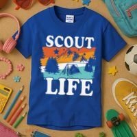 Scout Life Outdoor Adventure Gift Scouts Gift Kids T-Shirt thumb 3