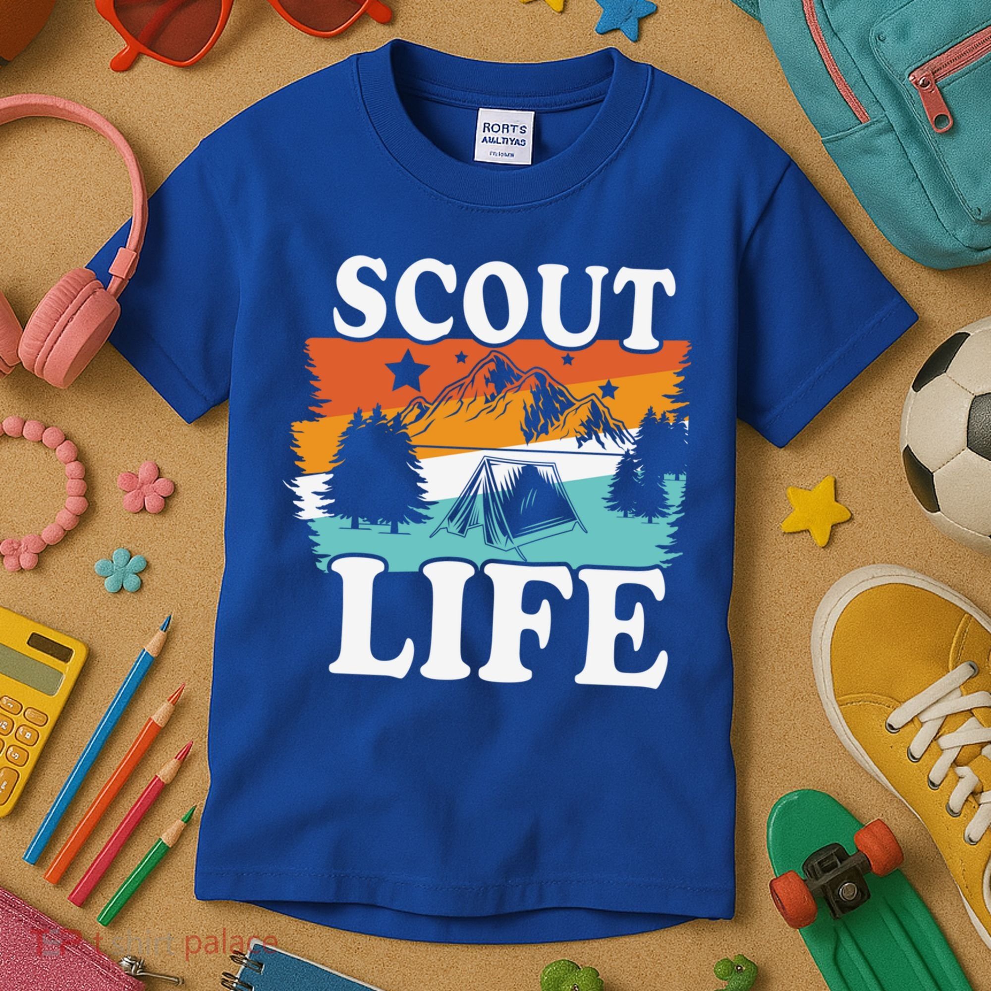 Scout Life Outdoor Adventure Gift Scouts Gift Kids T-Shirt