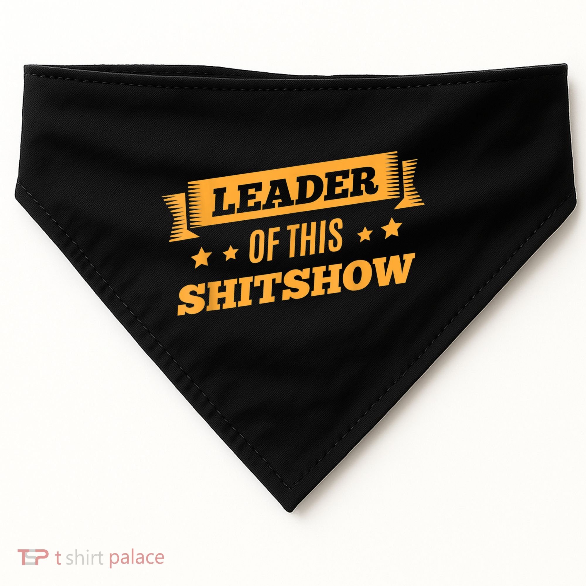 Shitshow Leader Of This Shit Show Funny Saying USA-Made Doggie Bandana