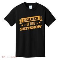 Shitshow Leader Of This Shit Show Funny Saying Kids T-Shirt thumb 0