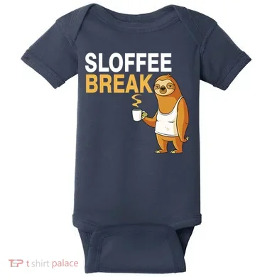 Sloffee Break Baby Bodysuit