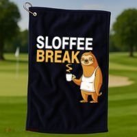 Sloffee Break Golf Towel thumb 1