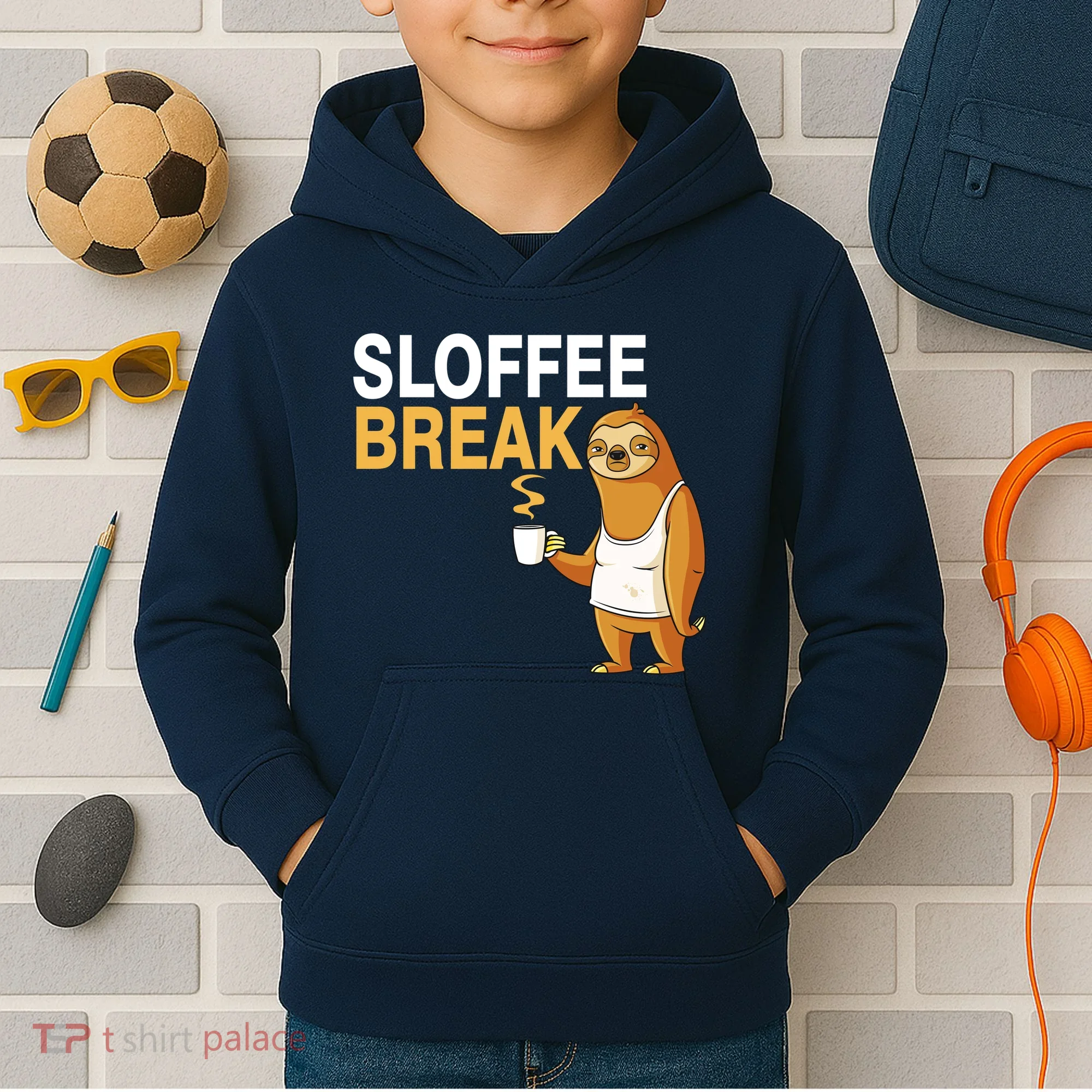 Sloffee Break Kids Hoodie