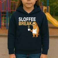 Sloffee Break Kids Hoodie thumb 3