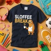 Sloffee Break Kids T-Shirt thumb 3