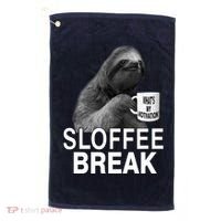 Sloffee Break What's My Motivation Golf Towel thumb 0