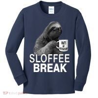 Sloffee Break What's My Motivation Kids Long Sleeve Shirt thumb 0