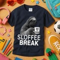 Sloffee Break What's My Motivation Kids T-Shirt thumb 3