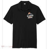 Slopes Are Dope Funny Skiing Sport-Tek Posi-UV Pro Polo thumb 0