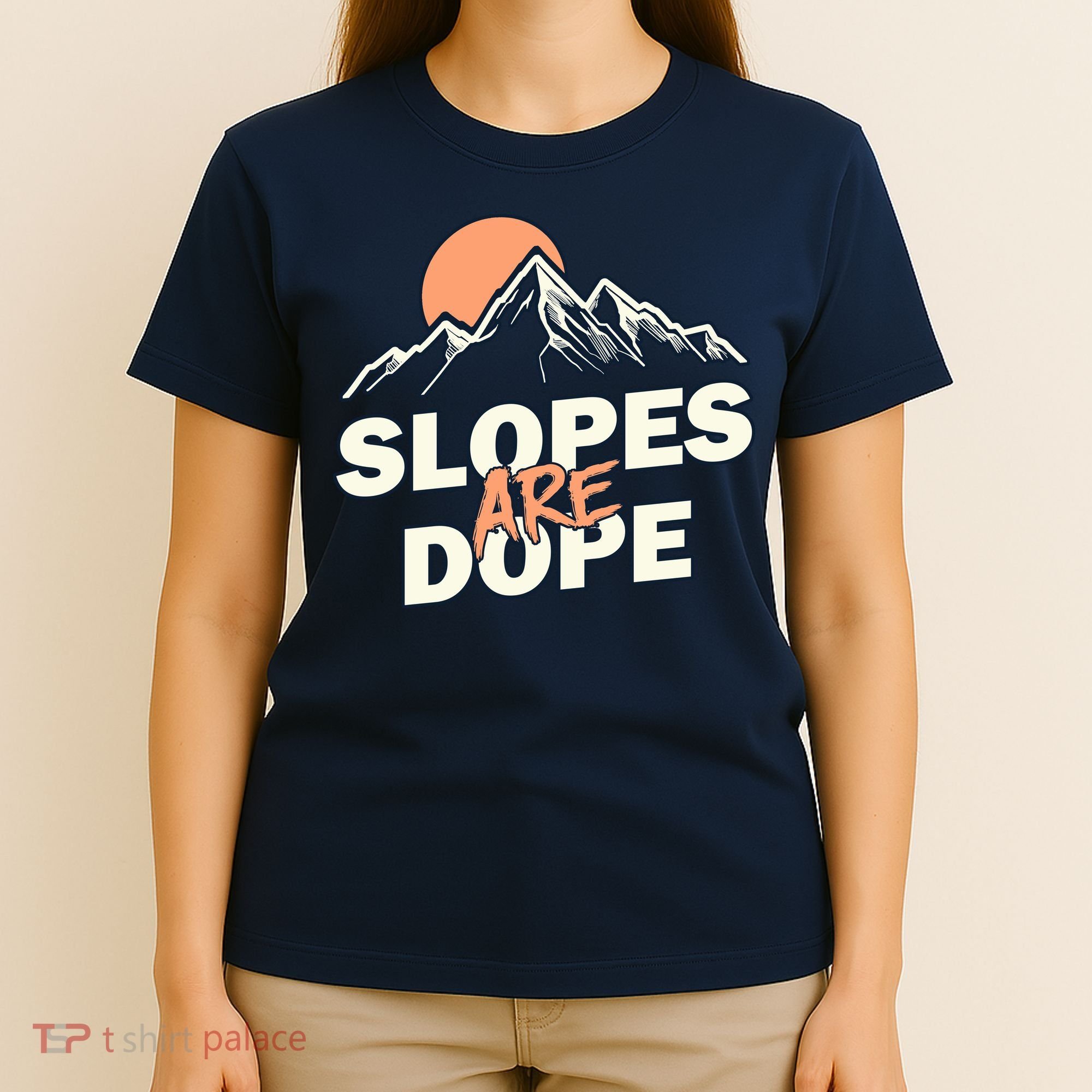 Slopes Are Dope Funny Skiing T-Shirt