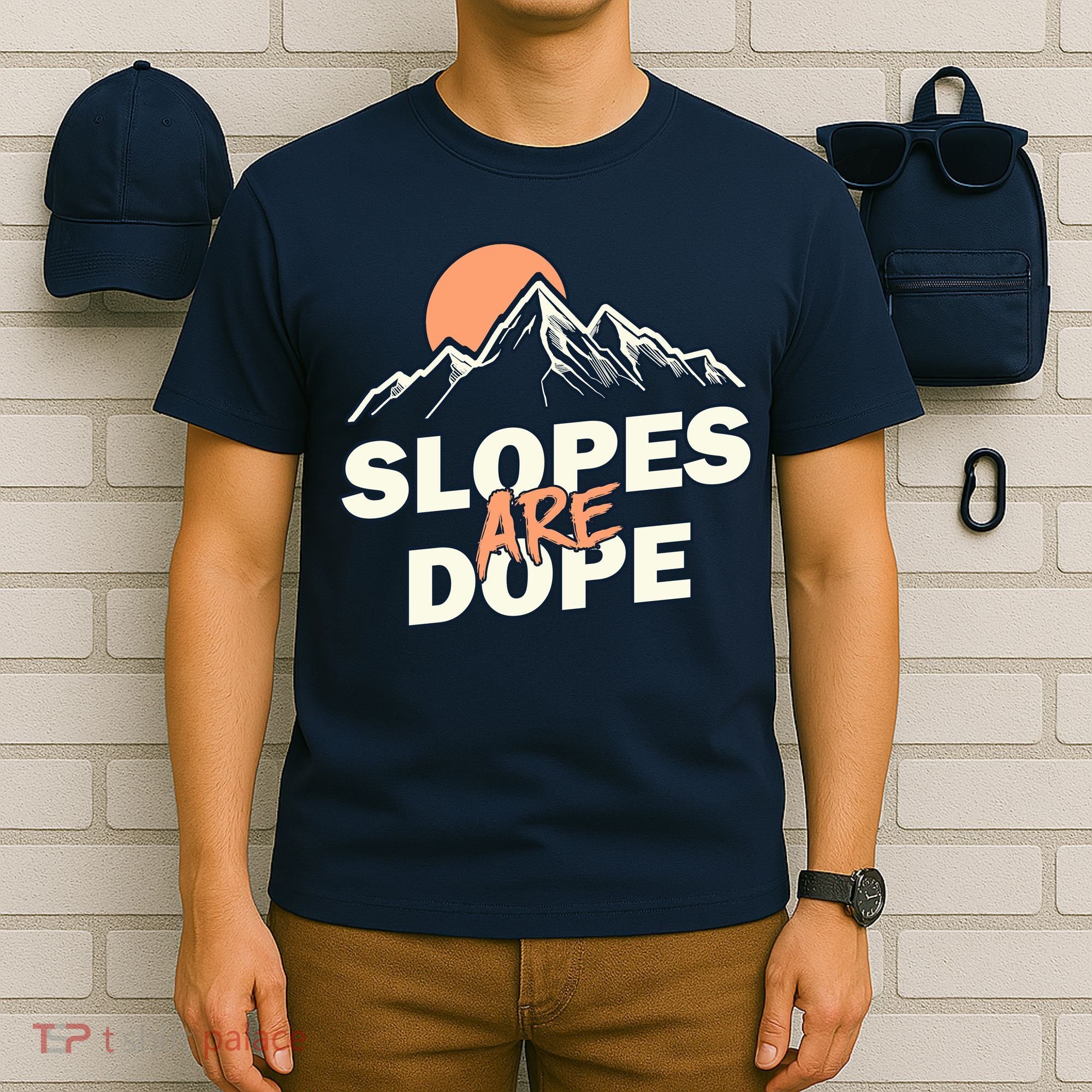 Slopes Are Dope Funny Skiing T-Shirt