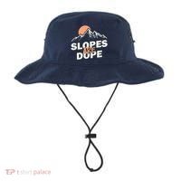 Slopes Are Dope Funny Skiing Bucket Hat thumb 0