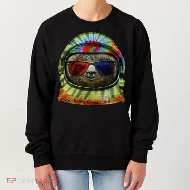 Sloth Astronaut 3D Women's Sweatshirt