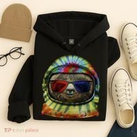 Sloth Astronaut 3D Hoodie thumb 4