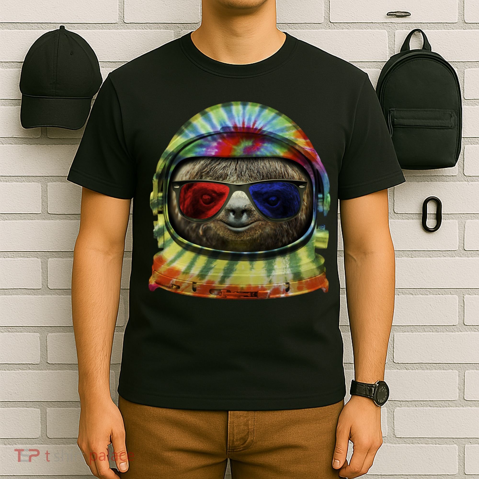 Sloth Astronaut 3D T-Shirt