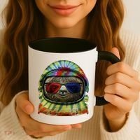 Sloth Astronaut 3D Coffee Mug thumb 3