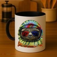 Sloth Astronaut 3D Coffee Mug thumb 4