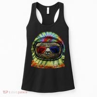 Sloth Astronaut 3D Women's Tank Top thumb 0