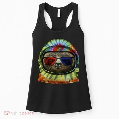 Sloth Astronaut 3D Women's Tank Top