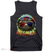 Sloth Astronaut 3D Tank Top thumb 0