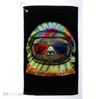 Sloth Astronaut 3D Golf Towel