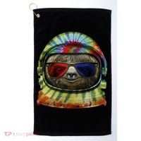 Sloth Astronaut 3D Golf Towel thumb 0