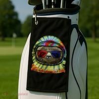 Sloth Astronaut 3D Golf Towel thumb 2