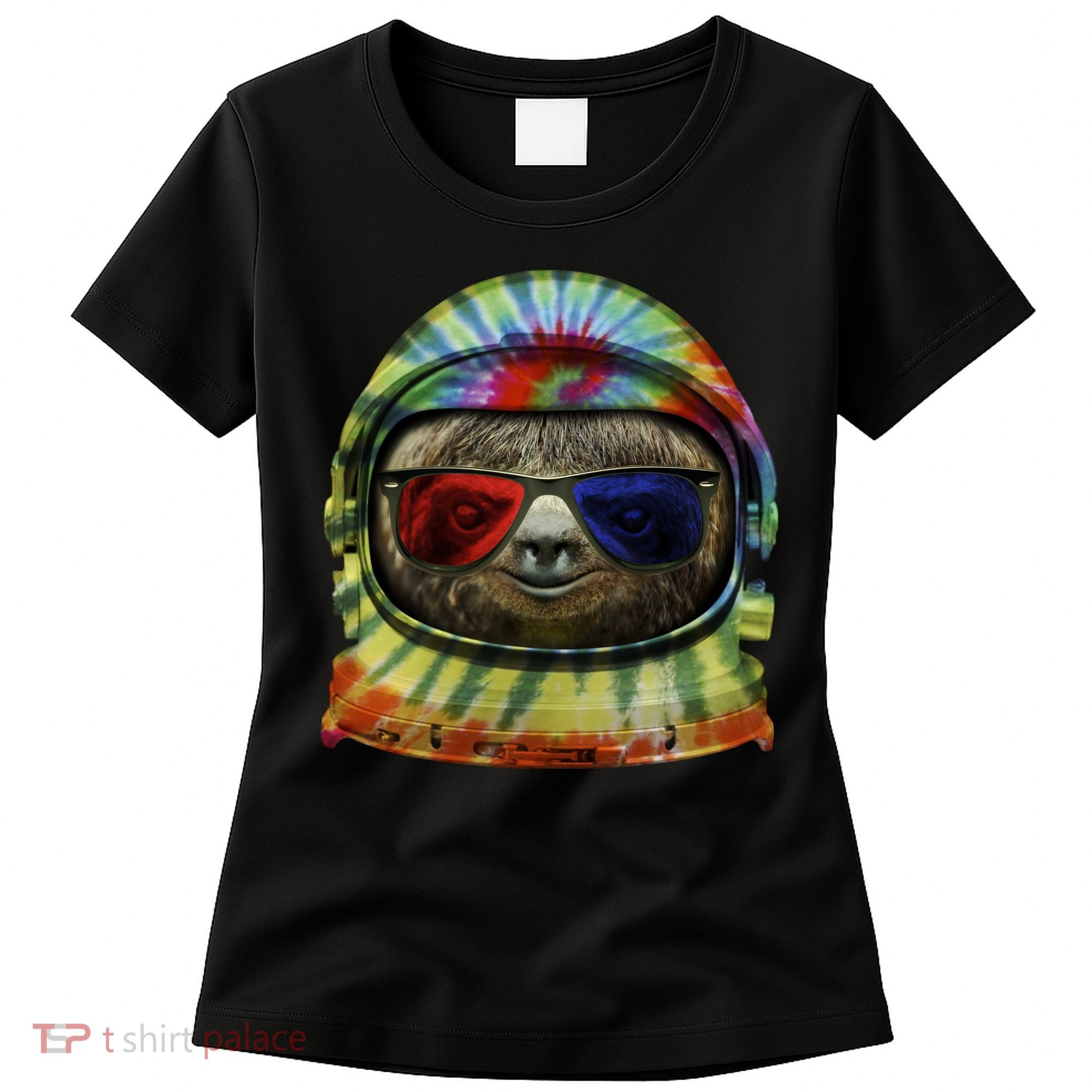 Sloth Astronaut 3D Women's T-Shirt